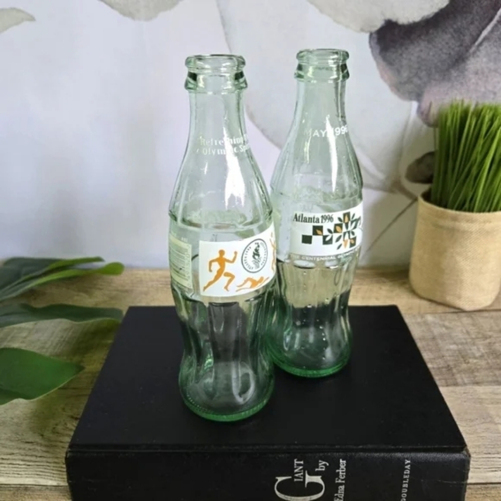 COCA-COLA | Atlanta 1996 Olympic Bottles 2-pc Set